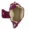 Geantă crossbody din piele naturală bordo – VELMIRA Geantă crossbody din piele naturală bordo – VELMIRA