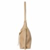 Geantă crossbody din piele naturală crem – VELMIRA