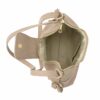 Geantă crossbody din piele naturală crem – VELMIRA