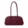 Geantă din piele naturală bordo – AMANTEA Geantă din piele naturală bordo – AMANTEA