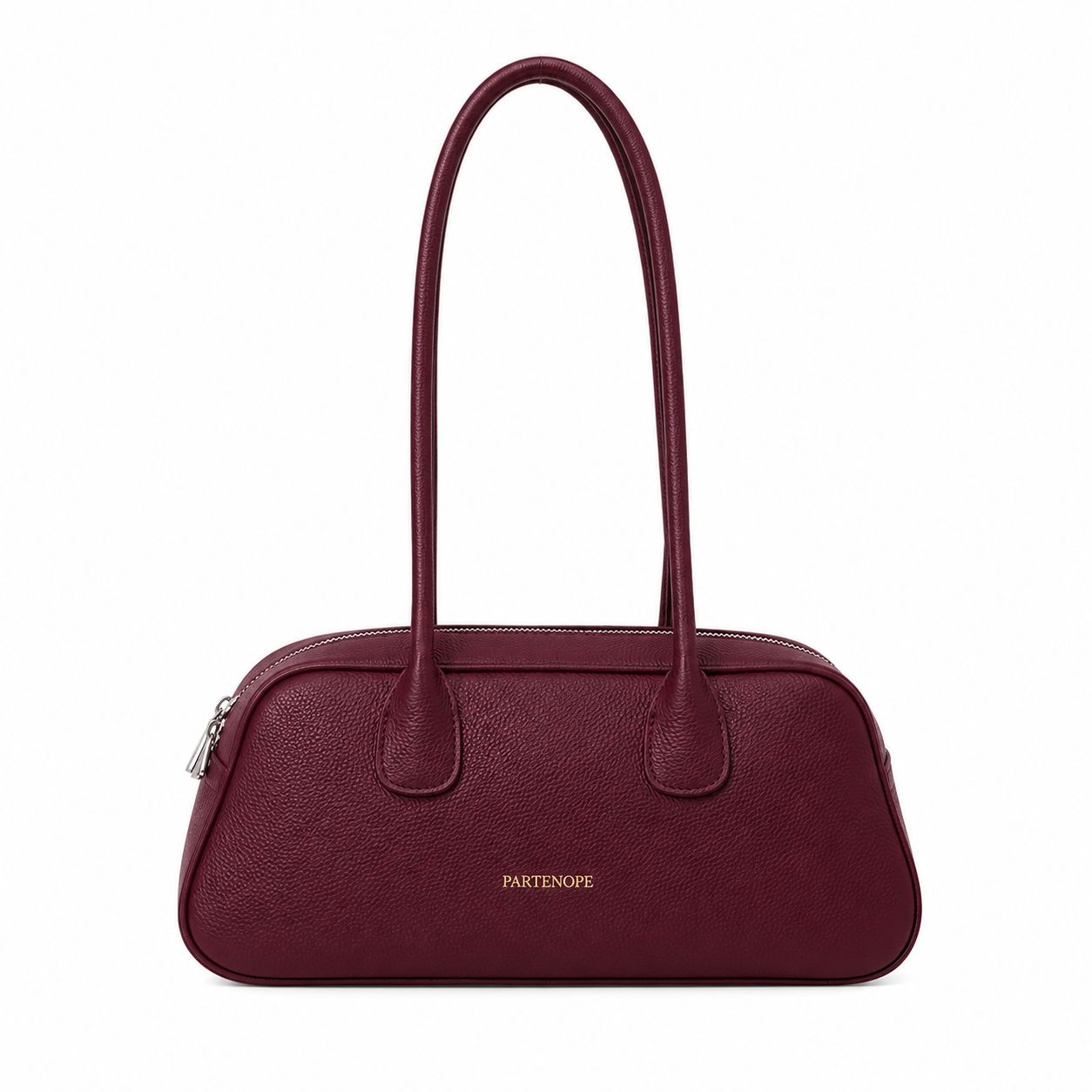Geantă din piele naturală bordo – AMANTEA