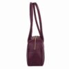 Geantă din piele naturală bordo – AMANTEA Geantă din piele naturală bordo – AMANTEA
