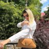 Geantă din piele naturală maro deschis – LUCENZIA