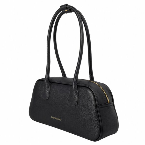 Geantă din piele naturală neagra – AMANTEA Geantă din piele naturală neagra – AMANTEA