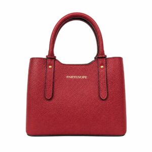 Gentuță din piele naturală bordo- MORENTIA