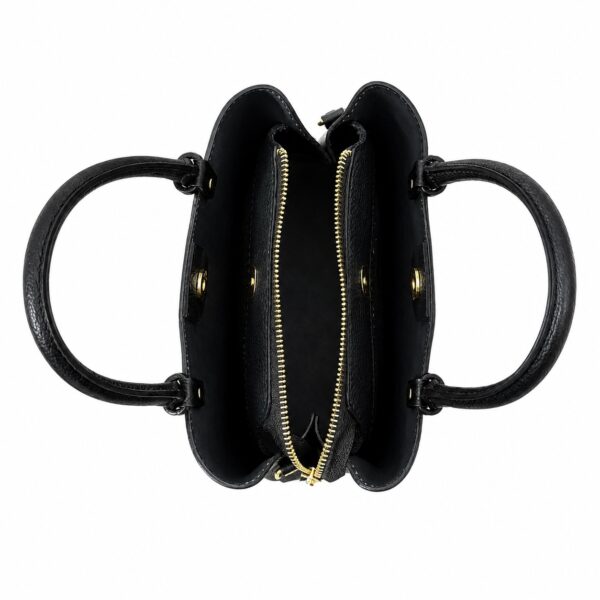 Gentuță din piele naturală neagra – MORENTIA Gentuță din piele naturală neagra – MORENTIA