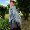 Gentuță din piele naturală neagra – MORENTIA Gentuță din piele naturală neagra – MORENTIA